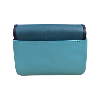 ili New York Leather Small Card and Coin Purse Wallet