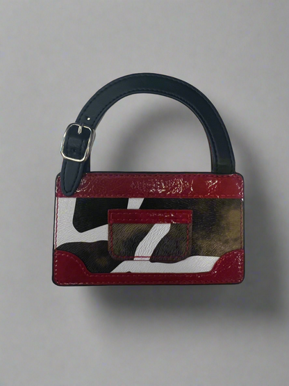 Miche Luggage Tags Cow Print