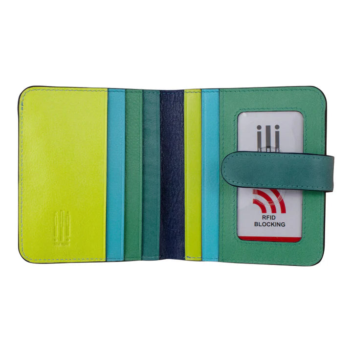 ili New York Bi-Fold RFID Credit Card Wallet