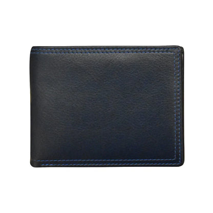 ili New York Leather RFID Multi Color Bifold Wallet - 7321