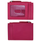 ili New York RFID Leather Zippered I.D. Card Case- 7416