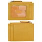 ili New York RFID Leather Zippered I.D. Card Case- 7416