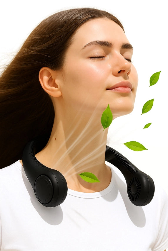Bladeless Neckband Electrical Travel Fan