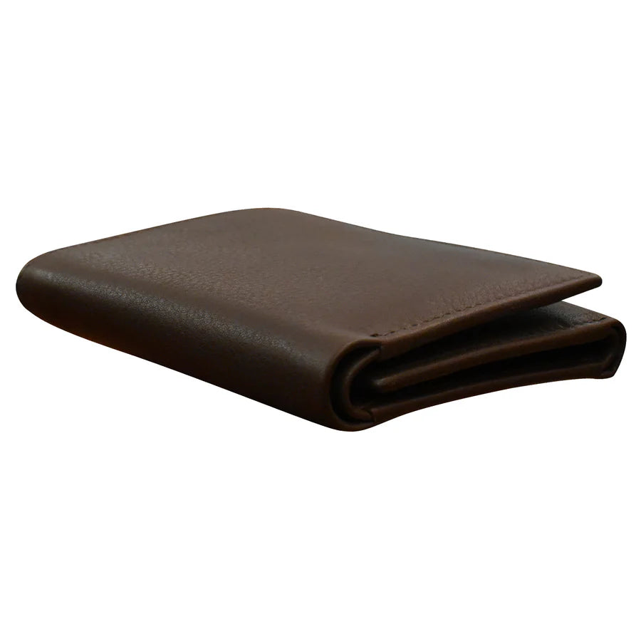 ili New York Premium Leather RFID Trifold Wallet