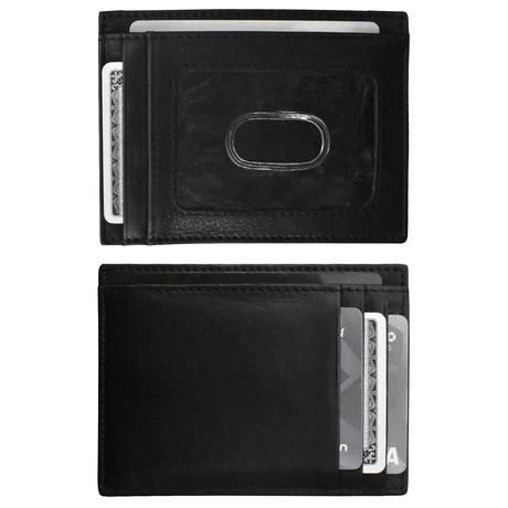 ili New York Leather RFID Premium Pocket Card Holder Wallet