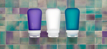 Humangear - 3.4 oz GoToob+ 3-Pack Silicone 3-1-1 Toiletry Bottles (LARGE) - $29.99