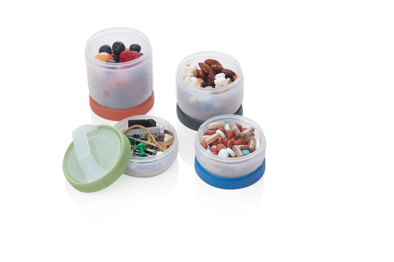 humangear Stax - Reusable Water-Proof Stacking Containers- Size Small