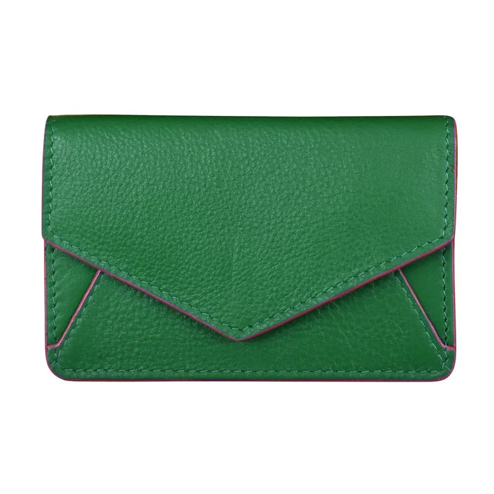 ili New York RFID Leather Envelope Business Card Holder