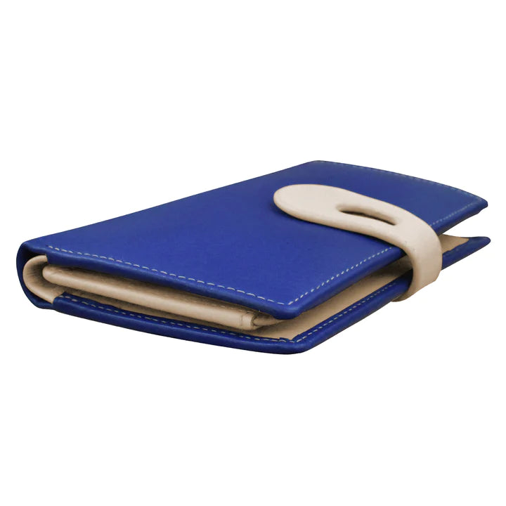ili New York RFID Leather Midi Wallet with Cut Out Tab