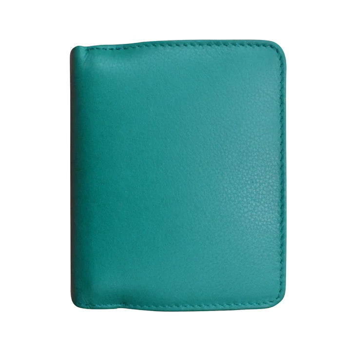 ili New York Leather RFID Small Euro Wallet- 7822