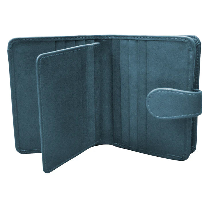 ili New York Leather RFID Small Euro Wallet- 7822