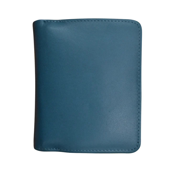 ili New York Leather RFID Small Euro Wallet- 7822