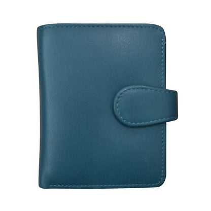 ili New York Leather RFID Small Euro Wallet- 7822