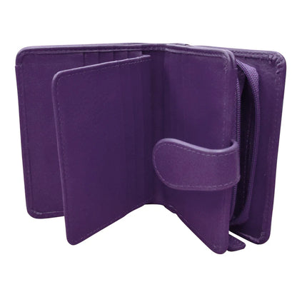 ili New York Leather RFID Small Euro Wallet- 7822