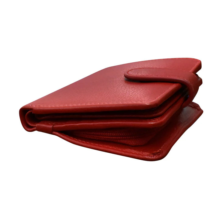 ili New York Leather RFID Small Euro Wallet- 7822