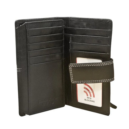 ili New York Leather RFID Midi Wallet