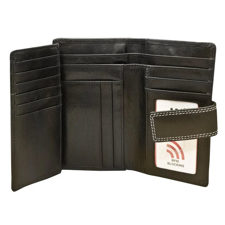 ili New York Leather RFID Midi Wallet