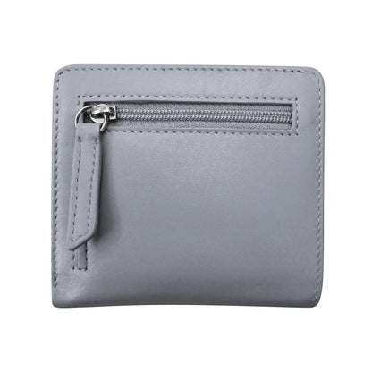 ili New York RFID Bi-fold Two Tone Mini Leather Wallet - 7831
