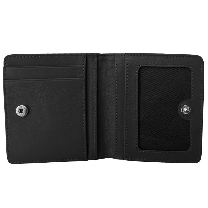ili New York RFID Bi-fold Two Tone Mini Leather Wallet - 7831