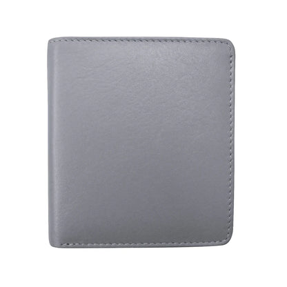 ili New York RFID Bi-fold Two Tone Mini Leather Wallet - 7831