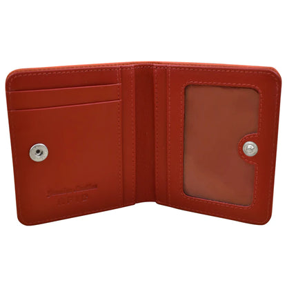 ili New York RFID Bi-fold Two Tone Mini Leather Wallet - 7831