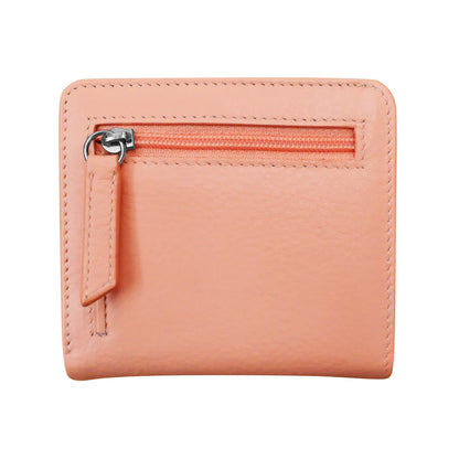 ili New York RFID Bi-fold Two Tone Mini Leather Wallet - 7831