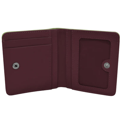 ili New York RFID Bi-fold Two Tone Mini Leather Wallet - 7831