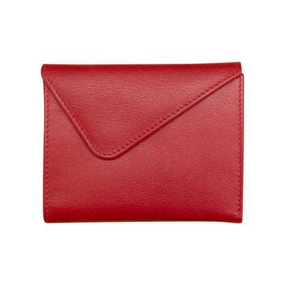 ili New York Leather RFID Mini Snap Trifold Wallet