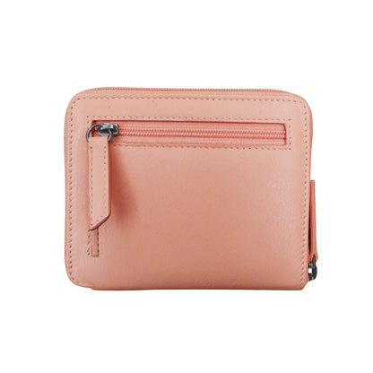 ili New York RFID Zip Around Leather Wallet- 7859