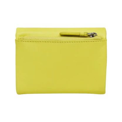 ili New York Leather RFID Trifold Compact Mini Wallet - 7105