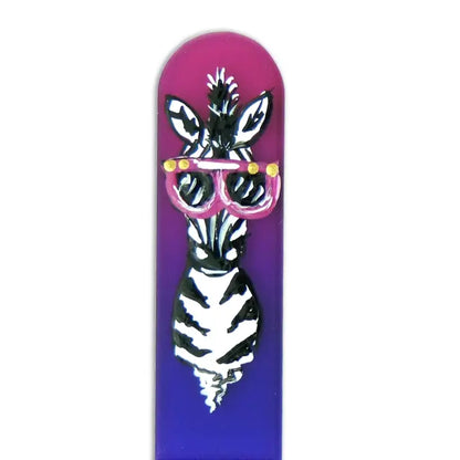 Czech Glass Nail File - Small- Hand Painted