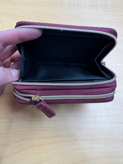 Julia Buxton RFID Vegan Leather Wizard Wallet
