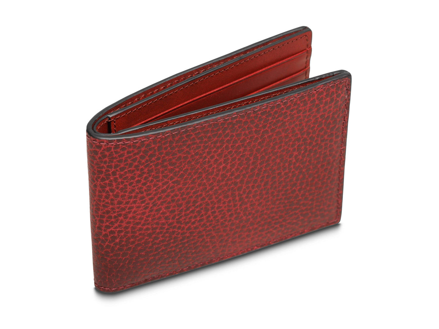 Bosca Roma Leather Small Bifold RFID Wallet (Made in Italy)