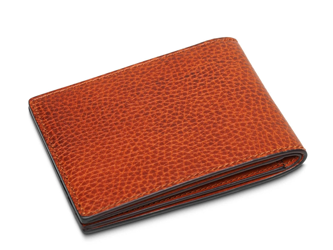 Bosca Roma Leather Small Bifold RFID Wallet (Made in Italy)