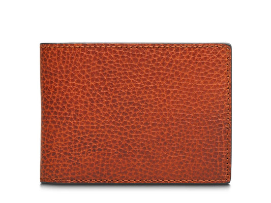 Bosca Roma Leather Small Bifold RFID Wallet (Made in Italy)