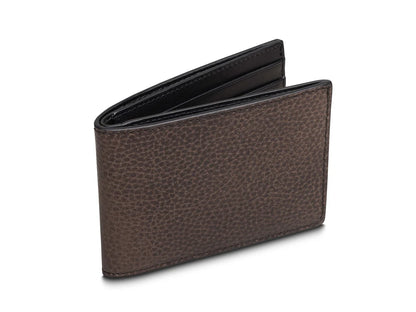 Bosca Roma Leather Small Bifold RFID Wallet (Made in Italy)