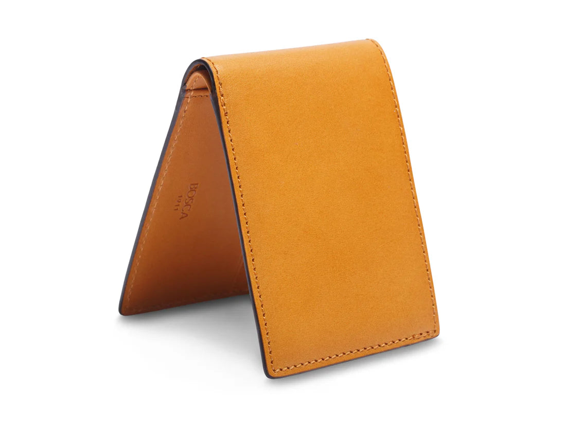 BOSCA BRITAN Italo Small RFID Leather Bifold Wallet