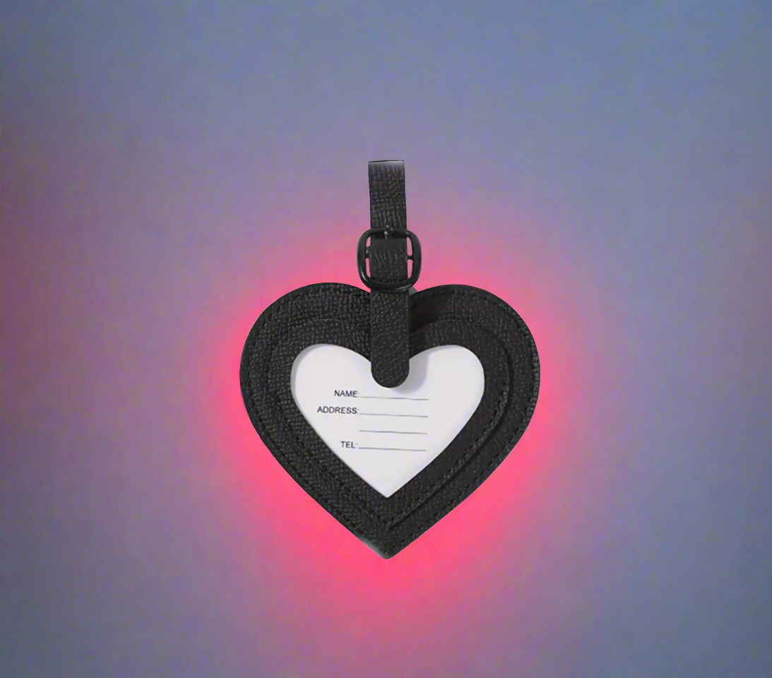 Luggage Tag- Heart- $4.00