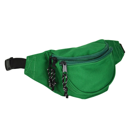 Dalix Fanny Pack with 3 Pockets Traveling Concealment Pouch Green
