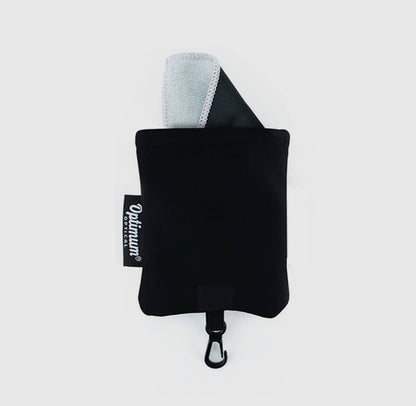 DM Merchandising - Optimum Optical Microfiber Travel Lens/Eyeglass Cloth Black
