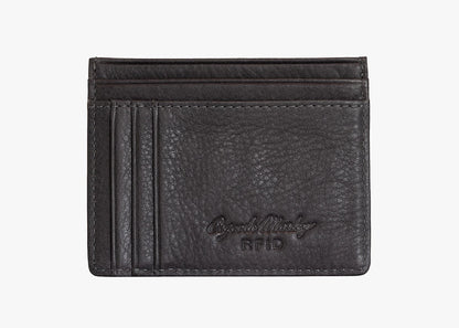 Osgoode Marley Leather RFID Front Pocket Card Wallet- 1258 Storm