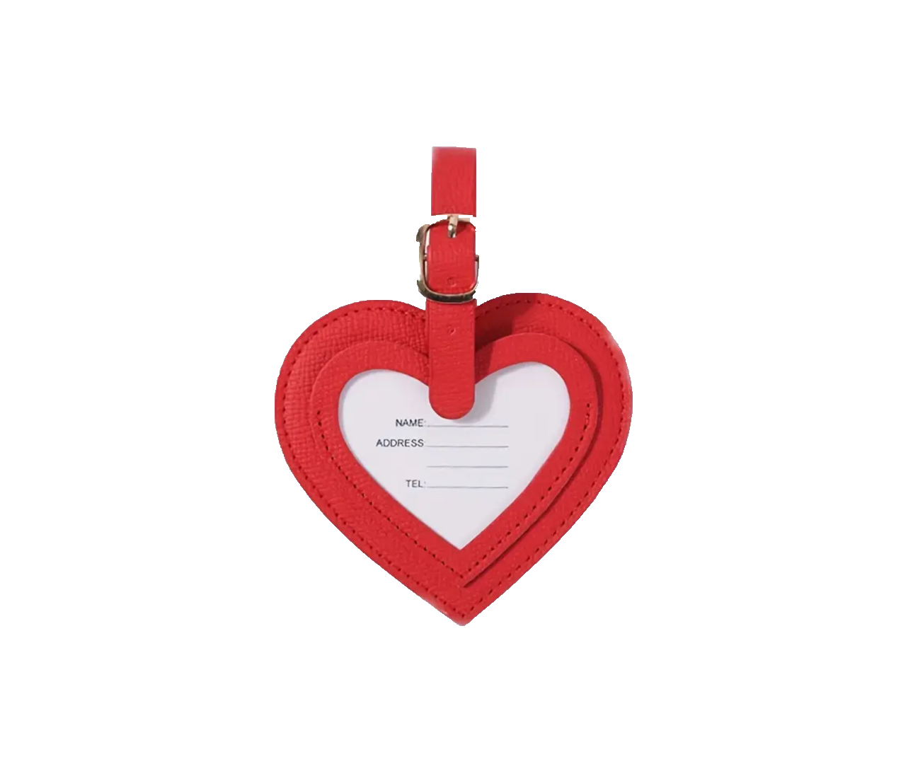 Luggage Tag- Heart- $4.00