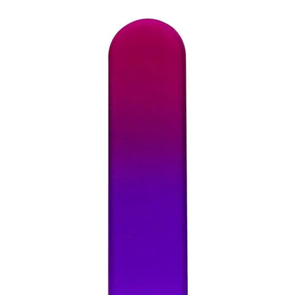 Czech Glass Nail File - Medium- Classy Colors Magenta Purple