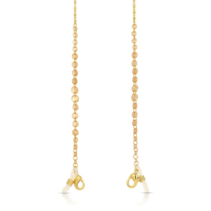 Eyeglass/Sunglass/Mask Chain Holder- Cubic Zirconia