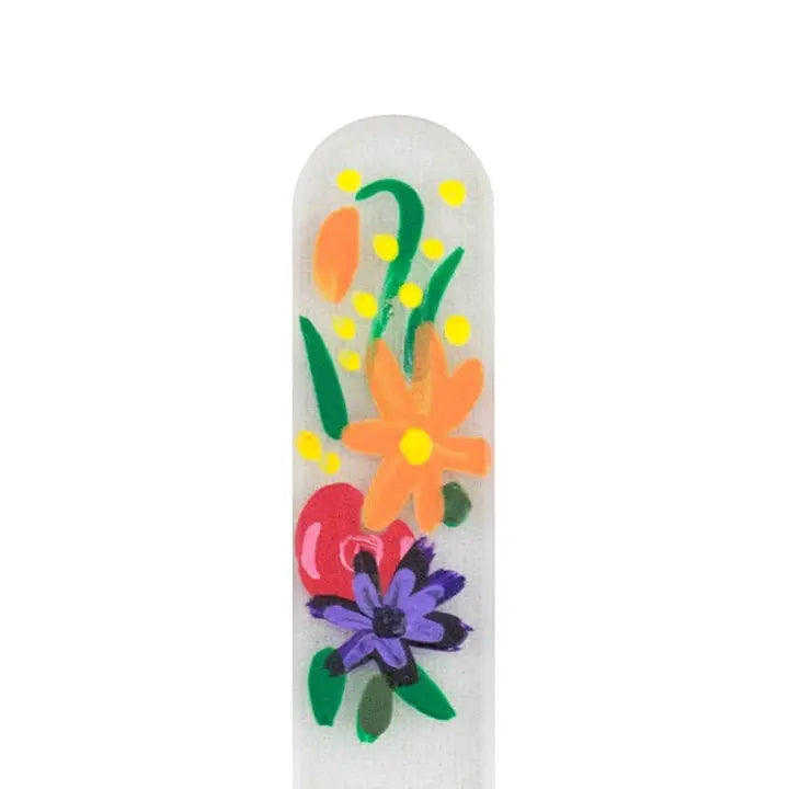 Czech Crystal Nail File - Large- Hand Painted Collection- $14