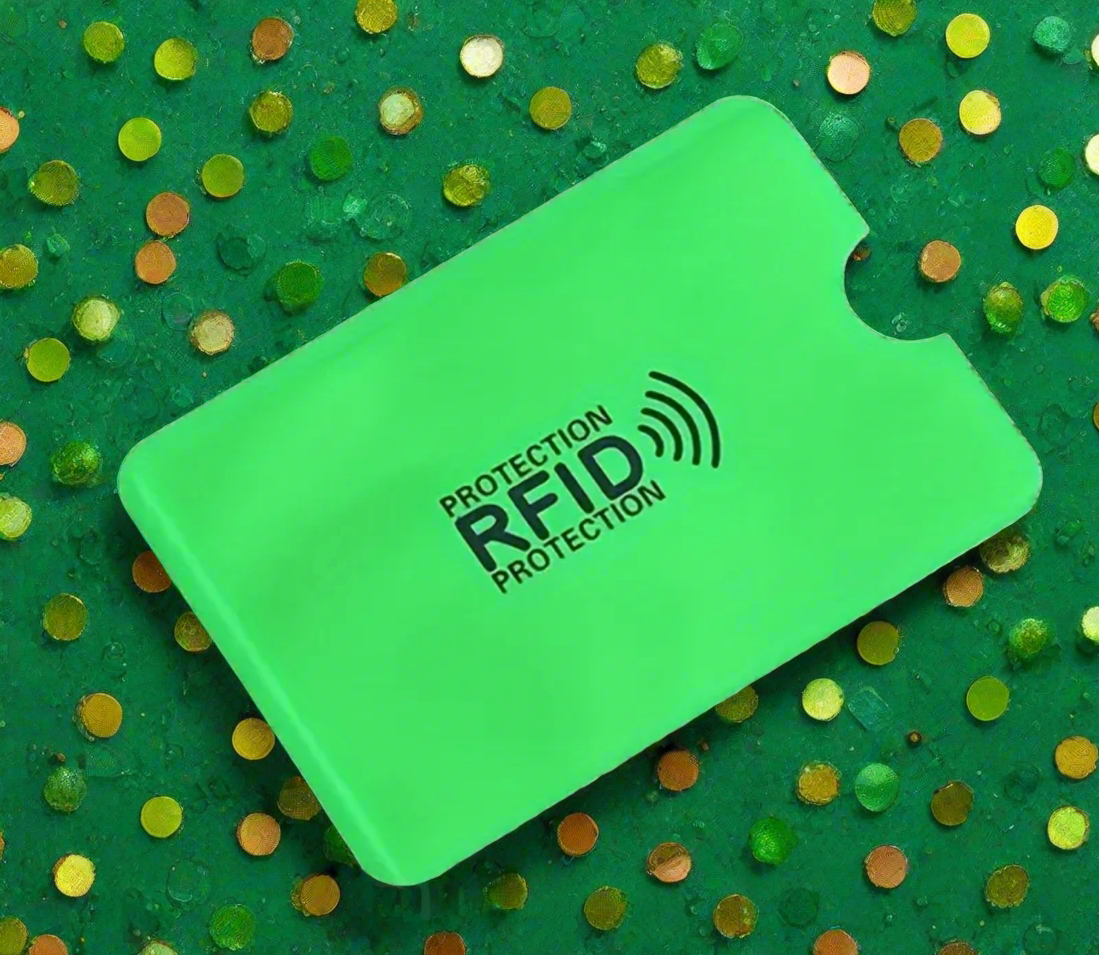 Paquete de 2 fundas para tarjetas de crédito con bloqueo RFID, colores surtidos