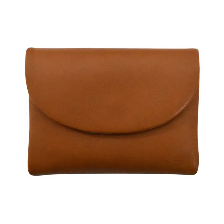 ili New York Leather RFID Trifold Compact Mini Wallet - 7105