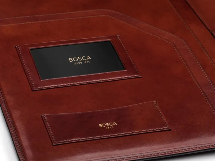 Portafolio de cuero Bosca Oldleather Deluxe