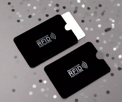 Paquete de 2 fundas para tarjetas de crédito con bloqueo RFID, colores surtidos