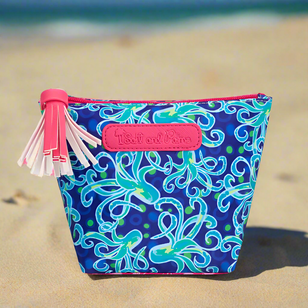 Salt and Palms Cosmetic Pouch- $18